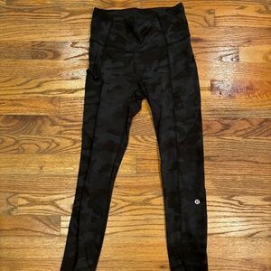 Lululemon fast and free tight II 25" reflective